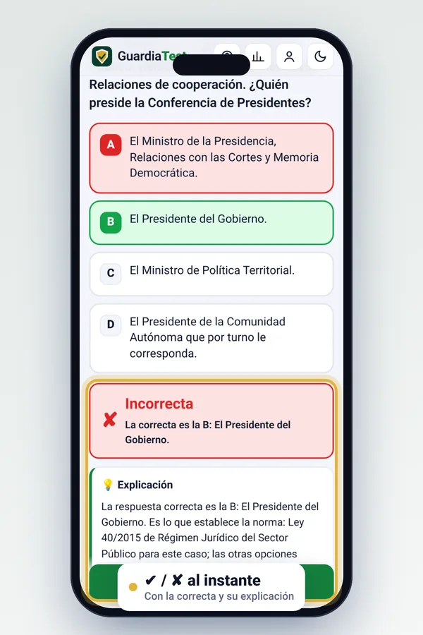 Pregunta corregida con explicación